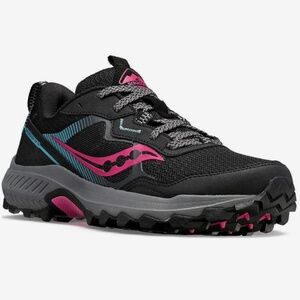 Saucony Excursion TR16 Trail Running Shoes Black Fuchsia